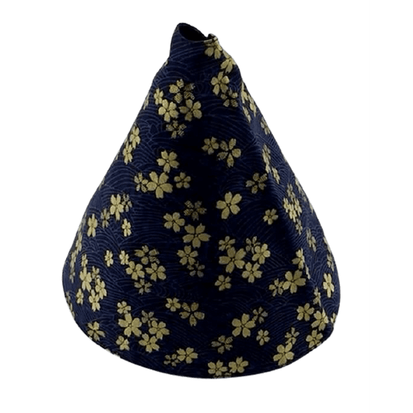 Japanese Fabric Gold Blossom Gear Shift Boot cover