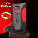 Car Jump Starter Portable Power Bank 18000mAh