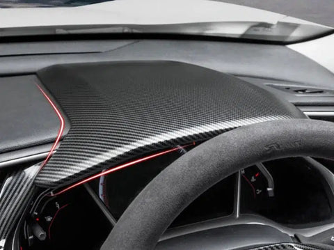 Carbon Fiber Dashboard Cover For Honda Civic FK7 FK8