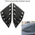 Carbon Fiber Side Vent Window Quarter Louver For Honda Accord 18-22