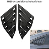 Carbon Fiber Side Vent Window Quarter Louver For Honda Accord 18-22