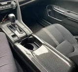 Carbon Fibre Armrest Cover Trim For Civic 16-19 FK8 JDM Performance