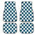 Checkerboard Car Floor Mats