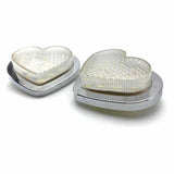 Clear LED Heart Shape Side Marker Indicators (Pair)