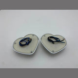 Clear LED Heart Shape Side Marker Indicators (Pair)