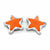 Clear LED Star Shape Side Marker Indicators (Pair)