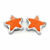 Clear LED Star Shape Side Marker Indicators (Pair)