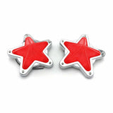 Clear LED Star Shape Side Marker Indicators (Pair)