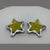 Clear LED Star Shape Side Marker Indicators pair
