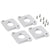 Coilpack Adapter Plates Billet For VW Audi Golf Jetta A4 A6 TT 1.8T to 2.0TFSI