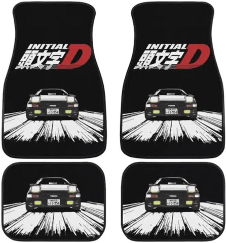 Initial AE86 Car Floor Mats