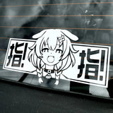 Cute Anime Car Sticker