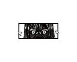 Cute Anime Girl Car Sticker