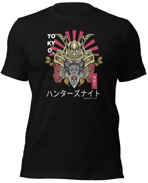 Dark Japanese Samurai T Shirt