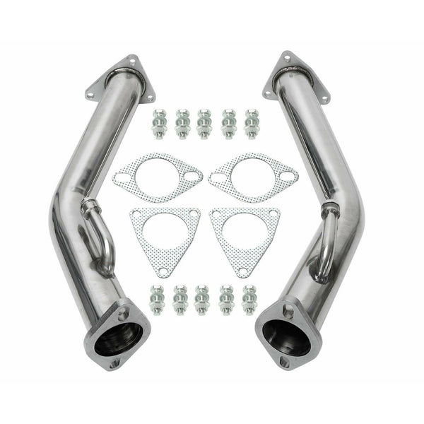 De-Cat Downpipes For 09-18 Nissan 370z 08-13 Infiniti G37 JDM Performance