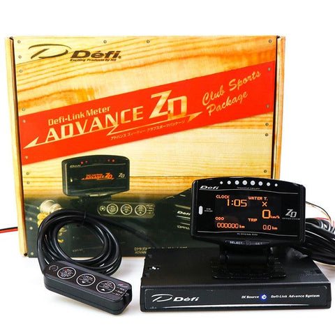 Defi Advance ZD Multifunctional Digital Auto Gauge with Electronic Sensors 10 in 1 JDM Performance
