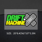 Drift Machine Bandage Car Sticker