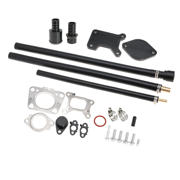 EGR Valve Cooler Delete Kit for 17-19 6.6L Duramax L5P Chevy Siverado GMC 2500 3500 JDM Performance