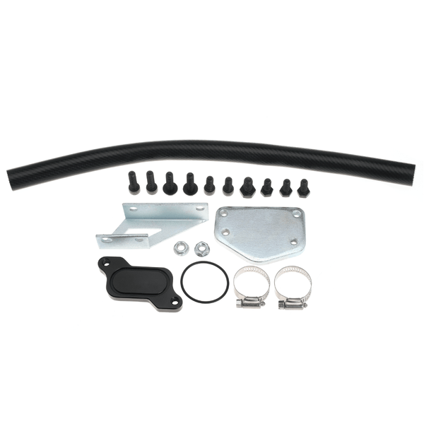 EGR Valve Cooler Delete Kit for 2004.5 2005 GMC Sierra Chevy Silverado 2500 HD 3500 6.6 Duramax LLY JDM Performance