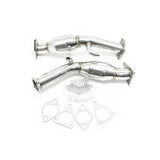 Exhaust Header Downpipe & Resonated For Nissan G37 370Z