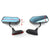 F1 Racing Style Carbon Fiber Wing Mirrors