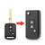 Flip Key Fob Case For Nissan Qashqai Primera Navara Micra Almera Note Sunny