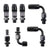 Fuel Rail w/ FPR Gauge Kit for Honda Civic D15 D16 D17