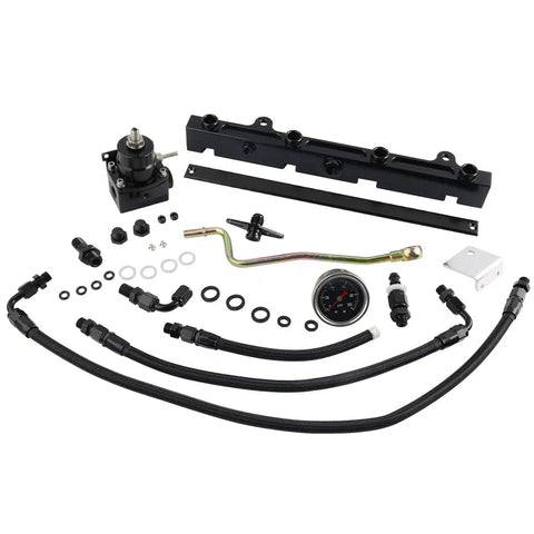 Fuel Rail w/ FPR Gauge Kit for Honda Civic D15 D16 D17