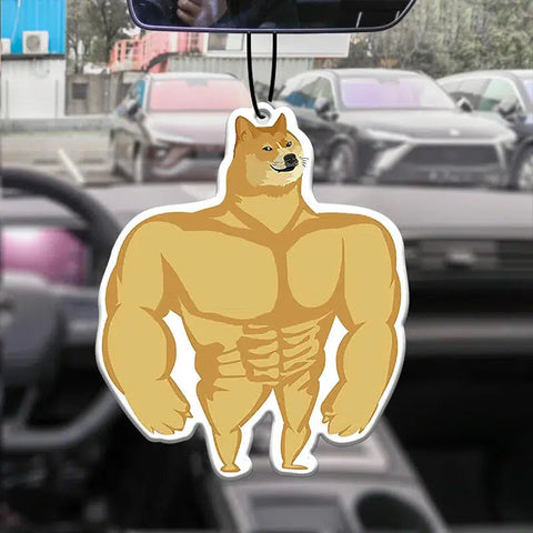 Funny Car Air Freshener Doge dog