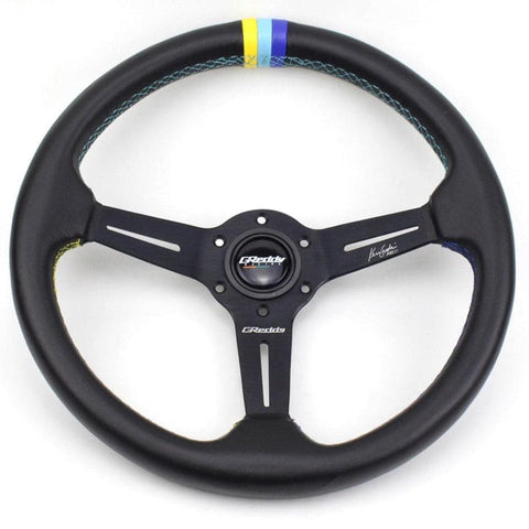 GPP Steering Wheel Leather 14inch