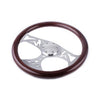 Genuine Wood Grain Steering Wheel 15inch 380mm JDM Performance