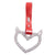 Glittered Devil Heart Tsurikawa Red Straps JDM Performance