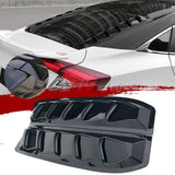 Rear Window Louver for Honda Civic 10th Gen 4DR 16-21