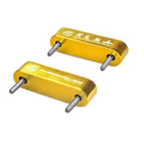 Gold JDM Hood Vent Spacer Risers Honda Civic