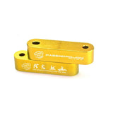 Gold JDM Hood Vent Spacer Risers Honda Civic