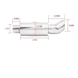 H-Spec Slanted Muffler Silencer