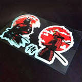 Hannya Samurai Japanese Anime Sticker 2pc