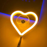 Heart Shaped Car Neon Window Light