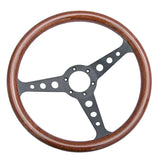 Heritage Classic Sports Wood Steering Wheel 14 Inch