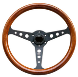 Heritage Classic Sports Wood Steering Wheel 14 Inch