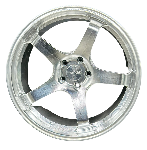 ADVAN- Racing Silver Wheel Rim