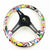 JDM Grafitti Sticker Bomb Steering Wheel 350mm