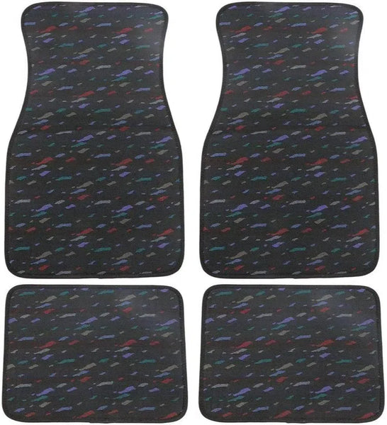 JDM Le Mans Confetti Fabric Floor Mats