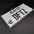 JDM Racing Style Initial D AE86 Turbo Drift Culture License Plate