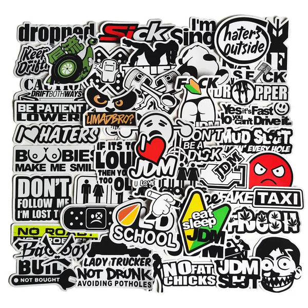 JDM Sticker Bundle Pack 50pc