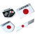 Japanese Stickers Decal Flag Emblem Badge