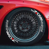 Japanese Tire Letters Decals