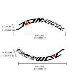 Japanese Tire Letters Decals