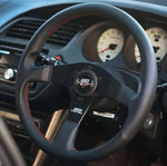 Jdm Mugen Steering Wheel 350mm 14in Leather