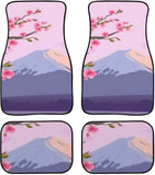 Jdm Sakura Flower Fabric Floor Mats Jdm Car Floor Mats